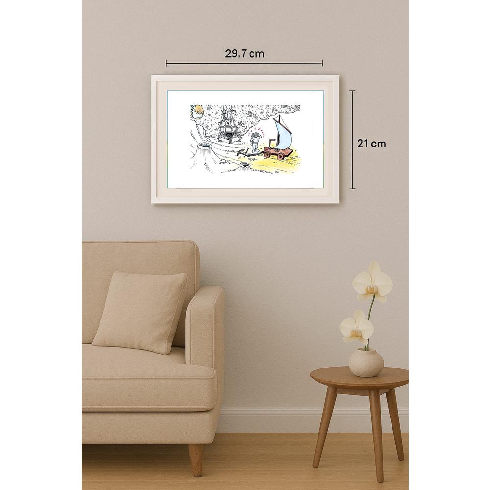 Tomislav Dusanic 29x21cm Orijinal Karikatür BOD02076