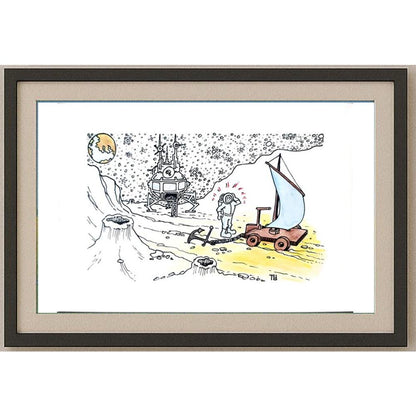 Tomislav Dusanic 29x21cm Orijinal Karikatür BOD02076