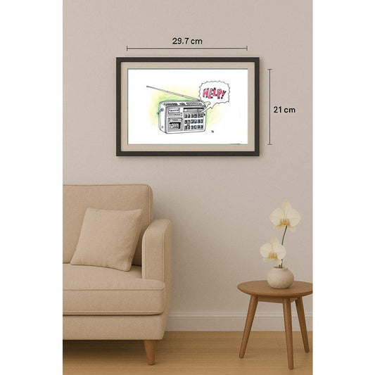 Tomislav Dusanic 29x21cm Orijinal Karikatür BOD02077