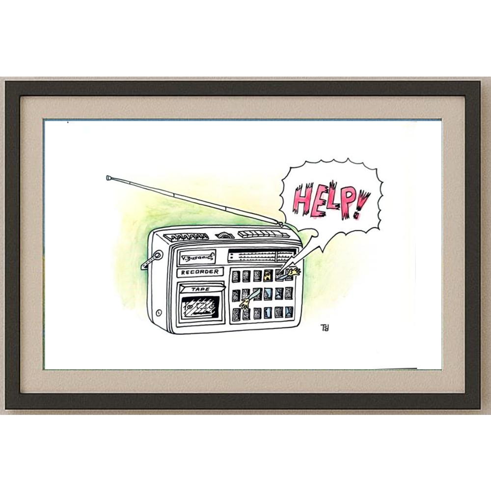 Tomislav Dusanic 29x21cm Orijinal Karikatür BOD02077