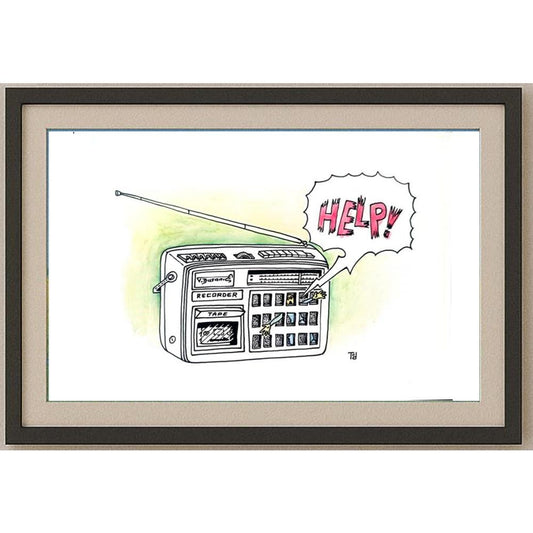 Tomislav Dusanic 29x21cm Orijinal Karikatür BOD02077