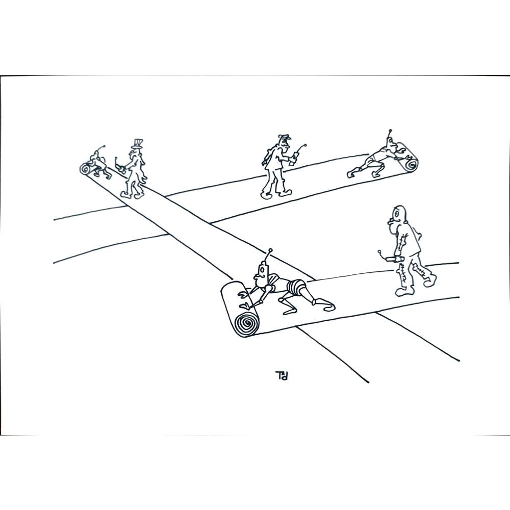 Tomislav Dusanic 29x21cm Orijinal Karikatür BOD02078