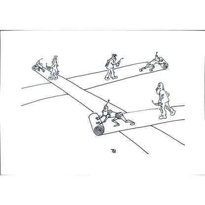 Tomislav Dusanic 29x21cm Orijinal Karikatür BOD02078