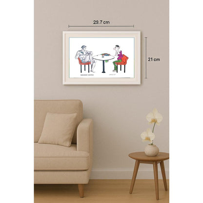 Marina Braovic 29x21cm Orijinal Karikatür BOD02080