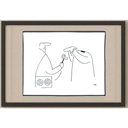 Sergei Koupriy 24x20cm Orijinal Karikatür BOD02082