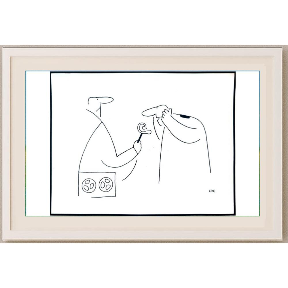 Sergei Koupriy 24x20cm Orijinal Karikatür BOD02082