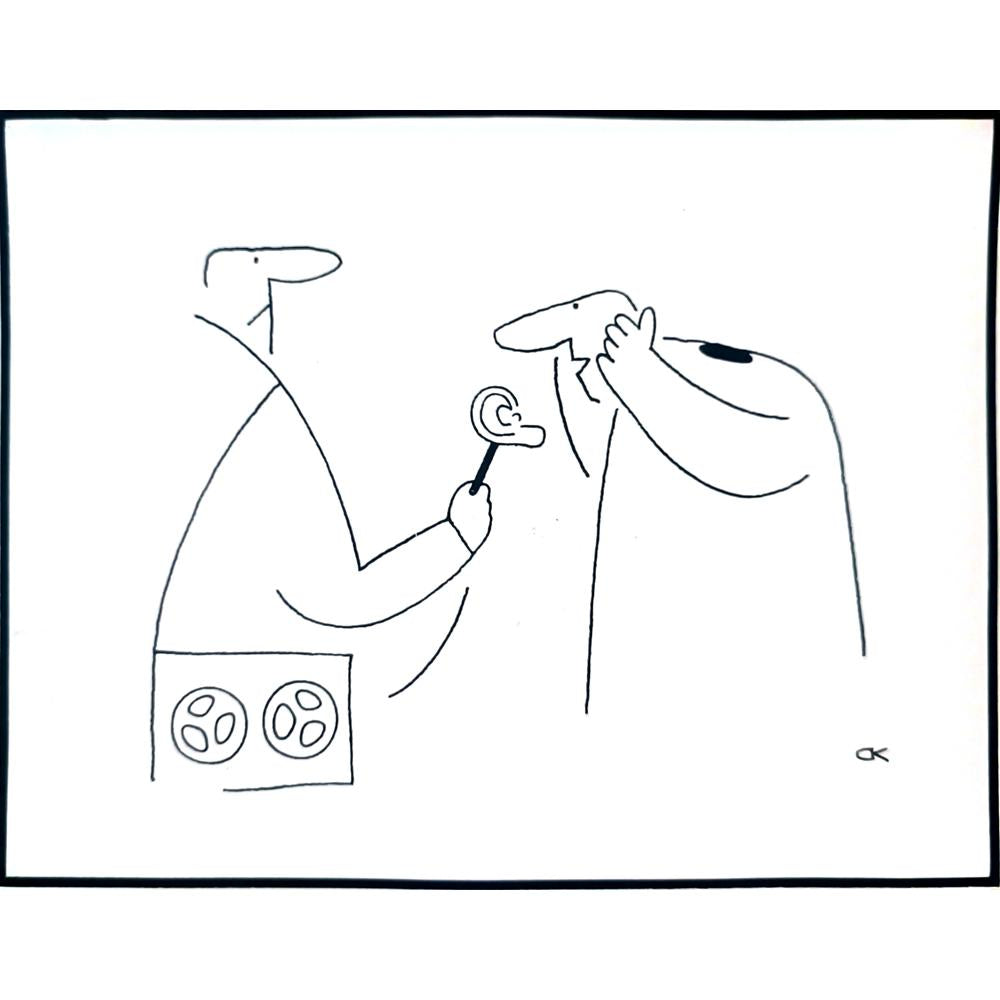 Sergei Koupriy 24x20cm Orijinal Karikatür BOD02082