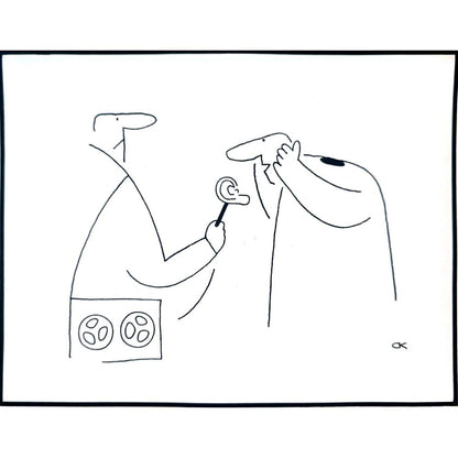 Sergei Koupriy 24x20cm Orijinal Karikatür BOD02082