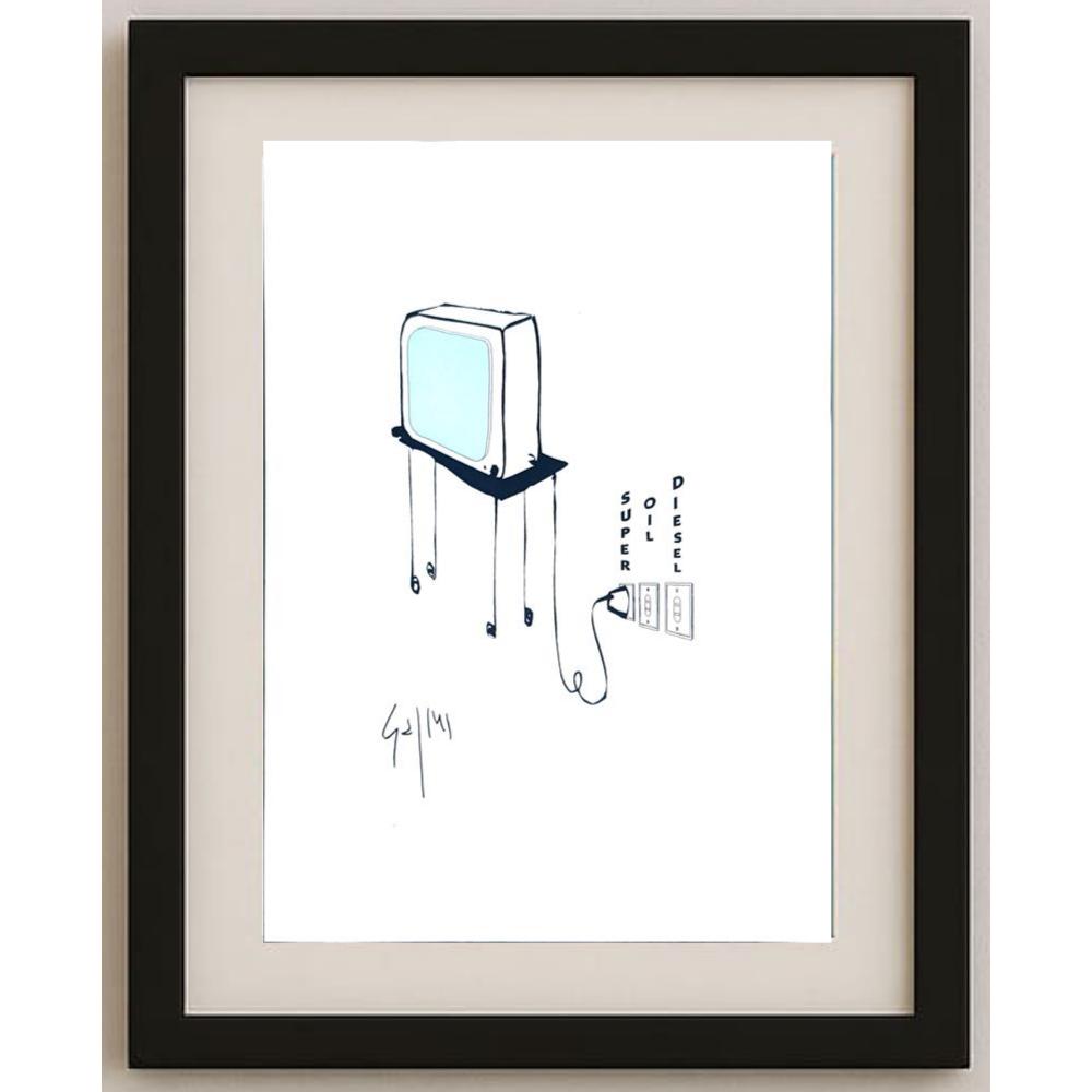 Sajini Ugo Alesssandro 29x21cm Orijinal Karikatür BOD02088