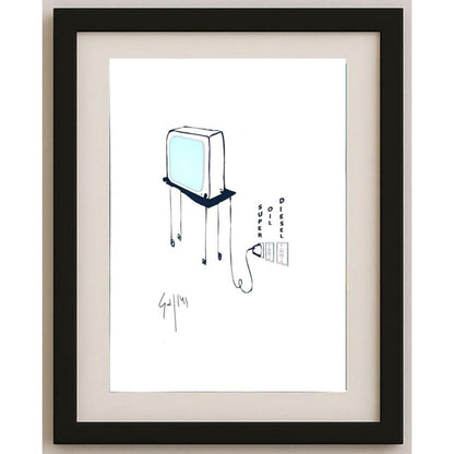 Sajini Ugo Alesssandro 29x21cm Orijinal Karikatür BOD02088