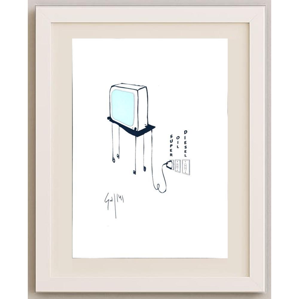 Sajini Ugo Alesssandro 29x21cm Orijinal Karikatür BOD02088