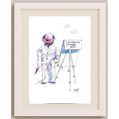 Victor Zujev 29x21cm Orijinal Karikatür BOD02089