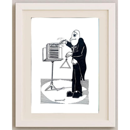 Tomislav Dusanic 29x21cm Orijinal Karikatür BOD02091