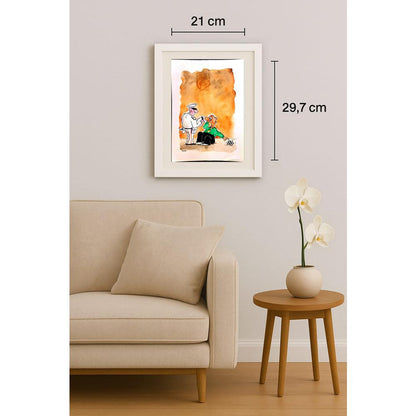 Alexander Dubovsky 29x21cm Orijinal Karikatür BOD02099