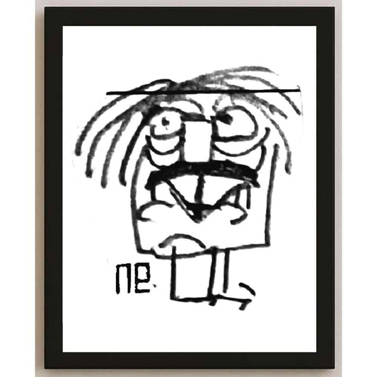 Nezih Danyal Tipler Kişiye Özel Sertifikalı Sınırlı Fine Art Karikatür Baskı NTP00244