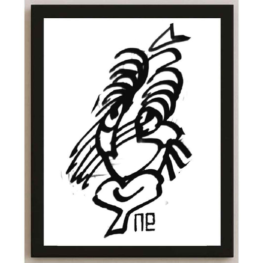 Nezih Danyal Tipler Kişiye Özel Sertifikalı Sınırlı Fine Art Karikatür Baskı NTP00245