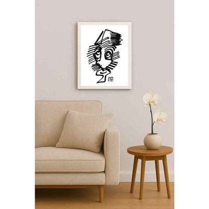 Nezih Danyal Tipler Kişiye Özel Sertifikalı Sınırlı Fine Art Karikatür Baskı NTP00247