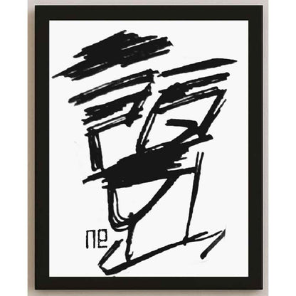 Nezih Danyal Tipler Kişiye Özel Sertifikalı Sınırlı Fine Art Karikatür Baskı NTP00249